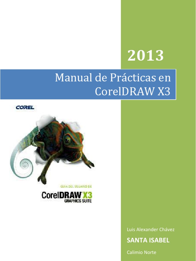 Manual de Prácticas en CorelDRAW X3 | PDF | Elipse | Color