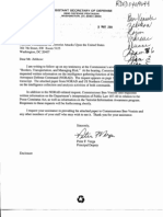 SD B2 DOD 1 of 2 FDR - Verga Response To Ben-Veniste Request Re NORAD Intelligence - Posse Us Terrorist Information Awareness - Withdrawal Notice