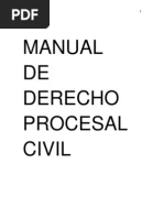 Manual de Derecho Procesal