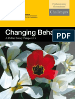 Changing Behaviour - A Public Policy Perspective: Australian Government