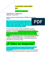 1. El Perú y los acuerdos comerciales internacionales