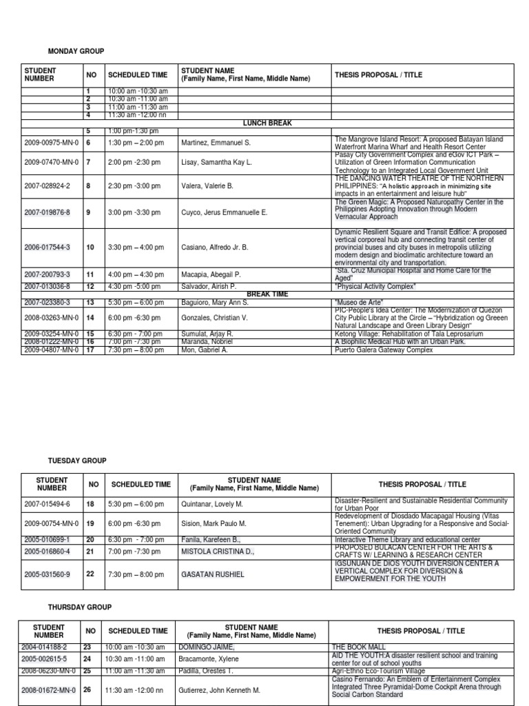 Itinerary template image
