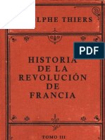 Adolphe Thiers Historia de La Revolucion de Francia Tomo III