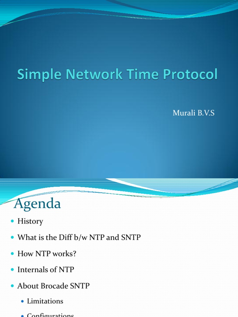 Simple Network Time Protocol | PDF | Internet Protocols | Digital ...