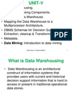 UNIT-V Data Warehousing, Data Mining & OLAP