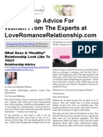 Relationship Advice For Women From The Experts at