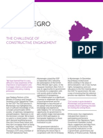 Montenegro: The Challenge of Constructive Engagement