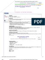 NDT LEVEL II, UT Technician - Resume CV Format, CV Sample, Model, Example, BioData Template, Cover Letter