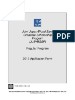 JJ/WBGSP Scholarship Application Deadline