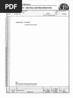 Typical Data Sheet Neutral Earthing Resistor