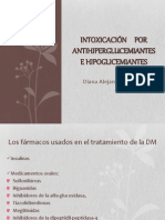 Intoxicación Por Antihiperglucemiantes e Hipoglicemiantes