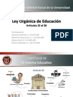 Ley Organica de Educacion Ultima