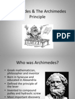 Archimedes & The Archimedes Principle