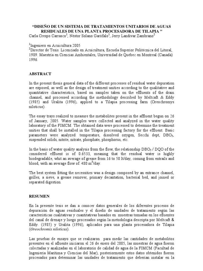 tilapia 3.pdf | Wastewater | Sewage Treatment