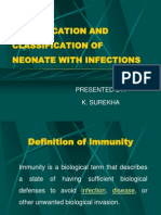 Identification and classification of infections in neonates