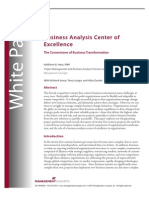 White Paper Business Analysis Center of Excellence v2 2007 PDF