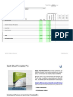 Gantt Chart: Excel 2010 Sample
