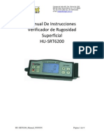 Manual Medidor Rugosidad SRT-6200 PDF
