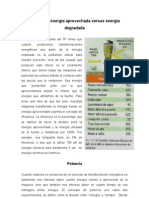 Eficiencia, Potencia, Efecto Joule, Etiquetado Electrico AULA