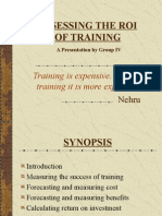 Assessing the ROI of training