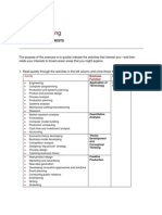 Career Planning - Areas of Interest