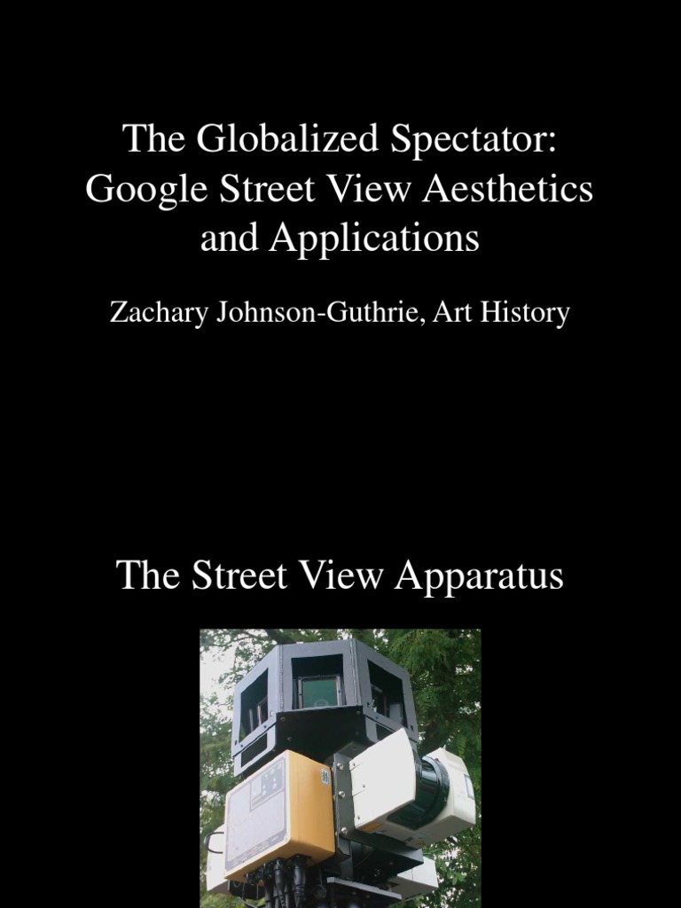 Google Street View Aesthetics Explained | PDF