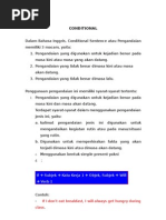 Download Kalimat Conditional  by Muhammad Fauzi SN15919195 doc pdf