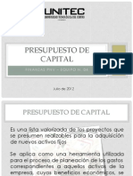 Presupuesto de Capital