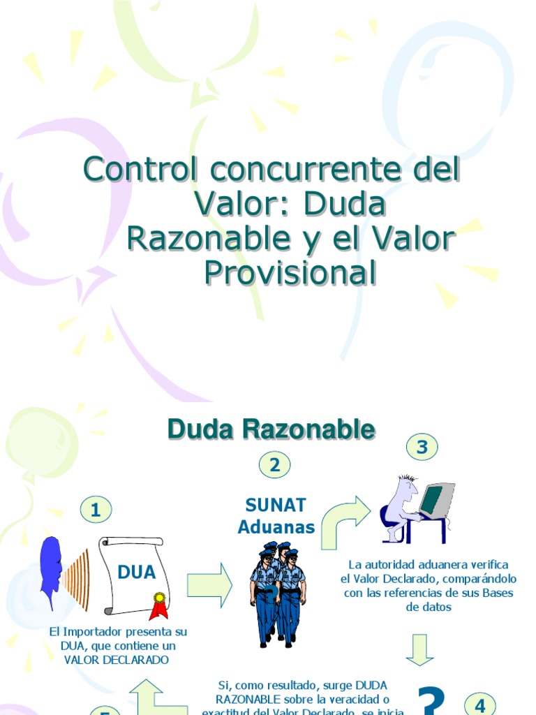 Control de Duda Razonable en Aduanas | PDF | aduana | Precios