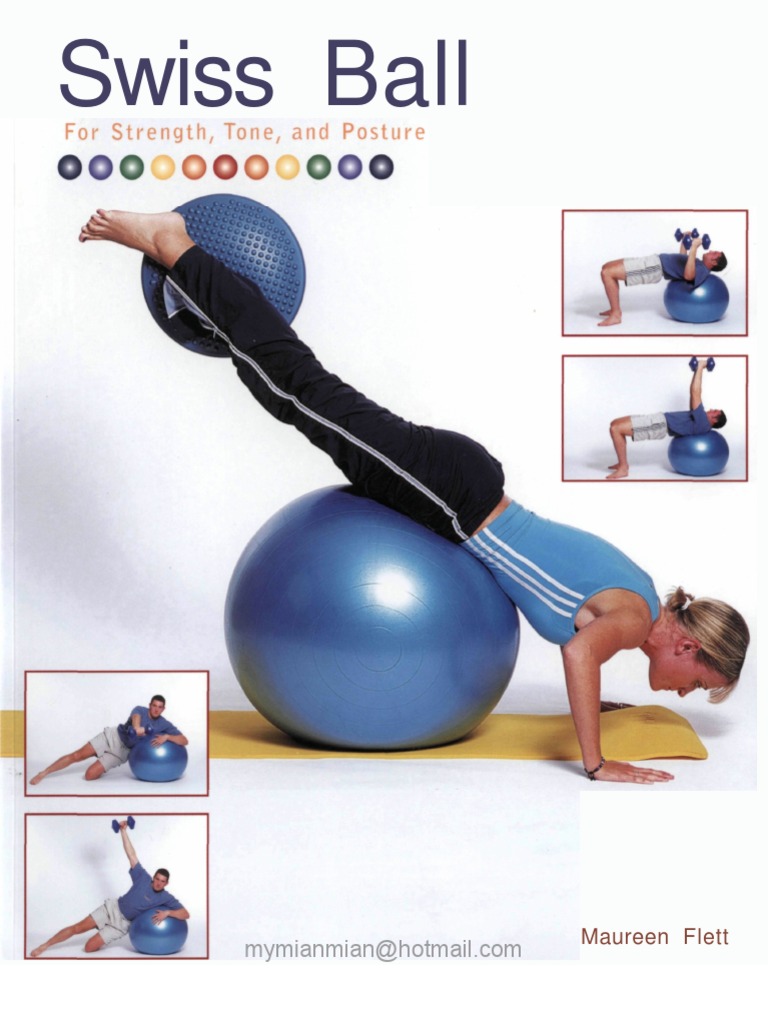 Mymianmian Swiss Ball Exercise PDF Human Leg Anatomical Terms Of
