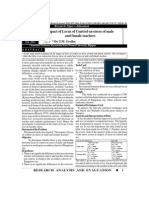 Impact of Locus of Control On Stress of Male and Female Teachers