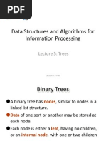 Data Structures and Algorithms For Information Processing: Lecture 5: Trees