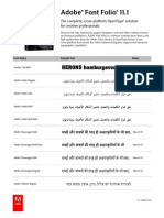 Fontfolio11.1 Font List