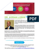 Caribbean Work Life Balance Conference & Exhibition 2014 BIO DR. ADRIAN LORDE