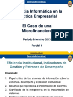 Caso Institucion Microfinanciera y Gerencia Informatica 2 2013