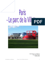 Paris - Le Parc de La Villette - Présentation