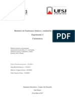 Relatório N - 5 - Calorimetria