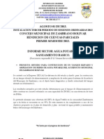 Informe Sector Agua Potable y Saneamiento Básico