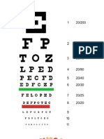 Eye. snellen chart, ishihara test 