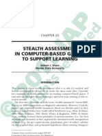 Stealth Assessment in Computer-Based Games To Support Learning