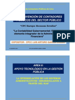 La interrelacion de los sistemas administrativos desarrollados a través del SIAF - Arturo Garcia