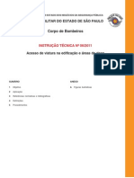 IT 06-2011  - Acesso de viatura na edificação e áreas de risco