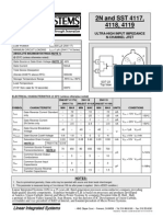 2N and SST 4117, 4118, 4119: Linear Integrated Systems