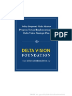 Policy Proposals Make Modest Progress Toward Implementing The Delta Vision Strategic Plan