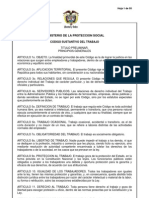 Codigo Sustantivo Del Trabajo