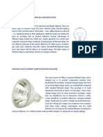 Incandescent Filament Lamps