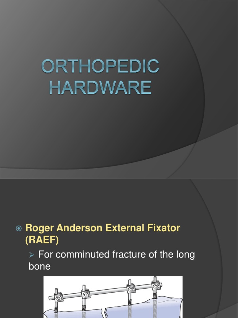 6.orthopedic Hardware PDF Business