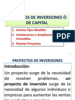 1 Clasificación Proyectos de Inversión