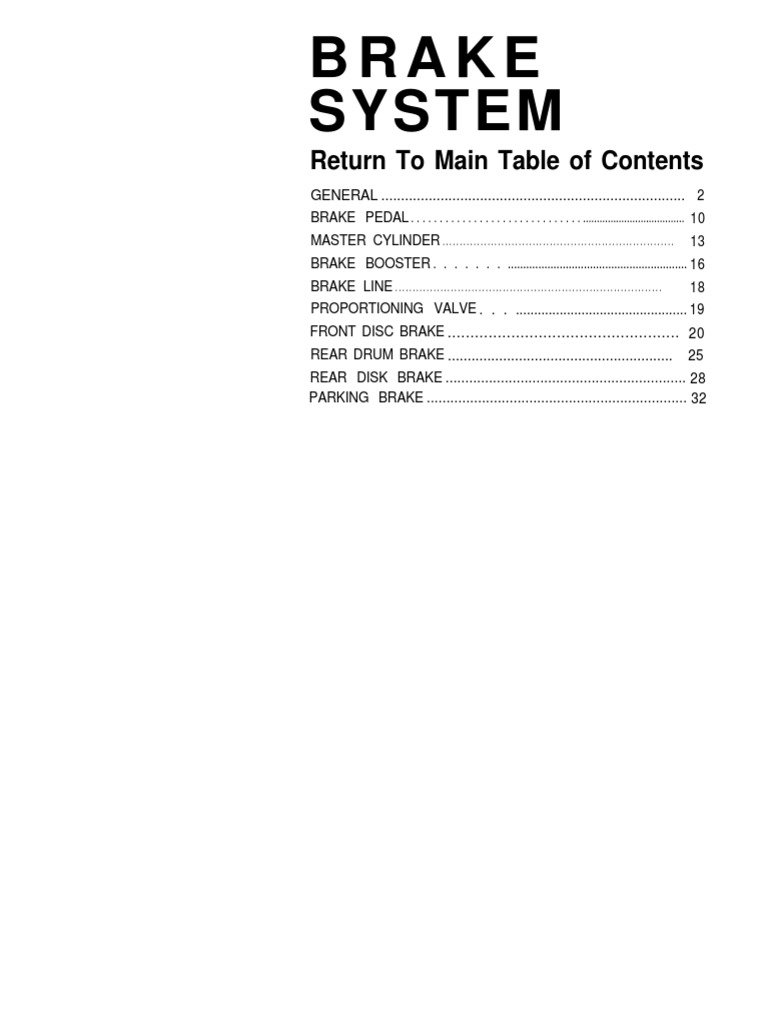 4.2. Brake System | PDF