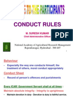 Conduct and Leave Rules -06!03!2009